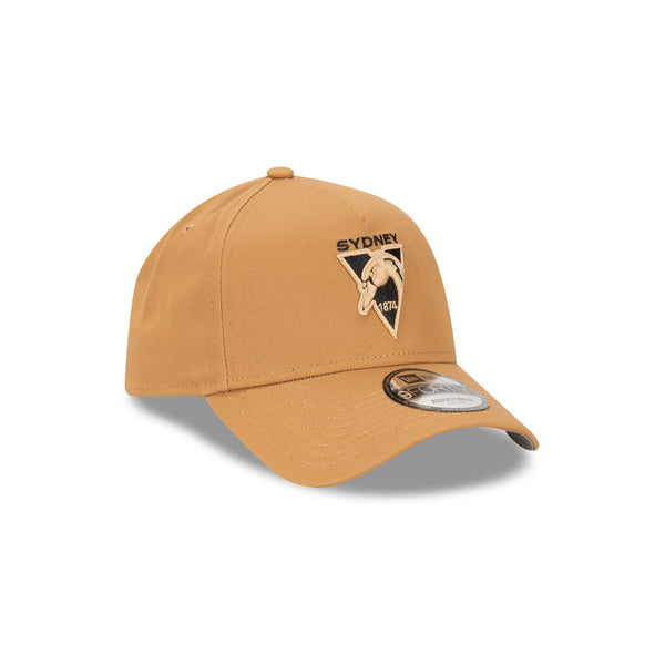 Sydney Swans Wheat Black 9FORTY A-Frame Snapback