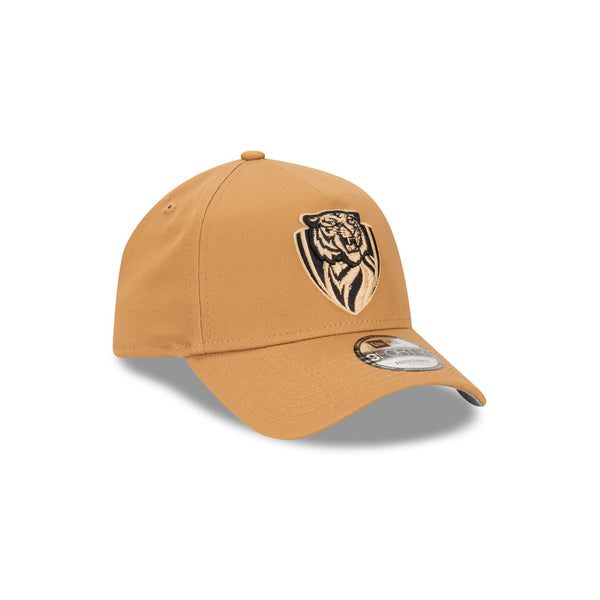 Richmond Tigers Wheat Black 9FORTY A-Frame Snapback