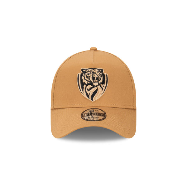 Richmond Tigers Wheat Black 9FORTY A-Frame Snapback