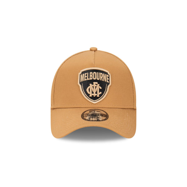 Melbourne Demons Wheat Black 9FORTY A-Frame Snapback