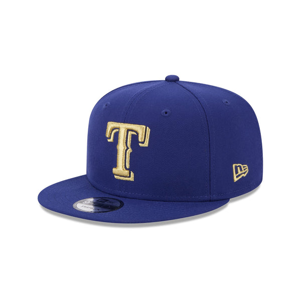 Texas Rangers MLB Gold 2024 9FIFTY Snapback Hat – New Era Cap Australia