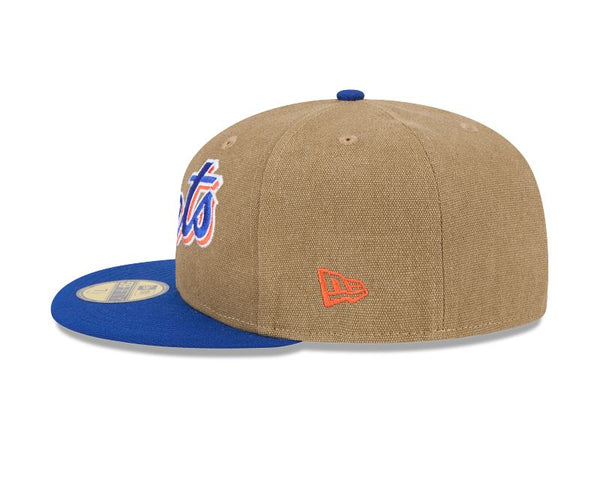 New York Mets Canvas Tan 59FIFTY Fitted