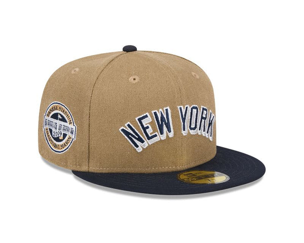 New York Yankees Canvas Tan 59FIFTY Fitted