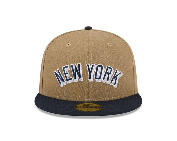 New York Yankees Canvas Tan 59FIFTY Fitted