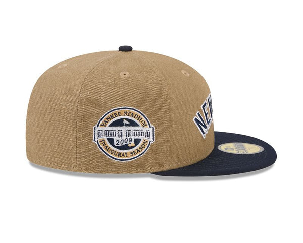 New York Yankees Canvas Tan 59FIFTY Fitted