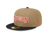 San Francisco Giants Canvas Tan 59FIFTY Fitted