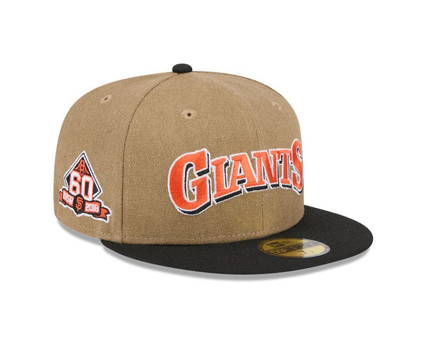 San Francisco Giants Canvas Tan 59FIFTY Fitted