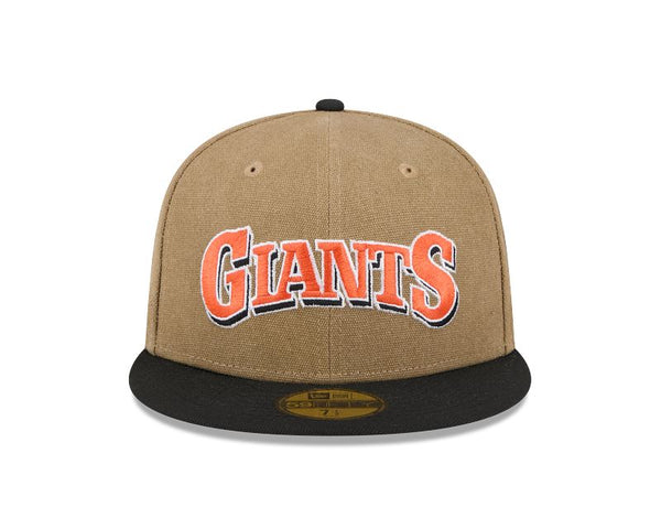 San Francisco Giants Canvas Tan 59FIFTY Fitted