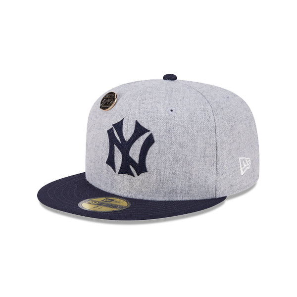 New York Yankees 59FIFTY Day Heathered Grey  Cooperstown Fitted