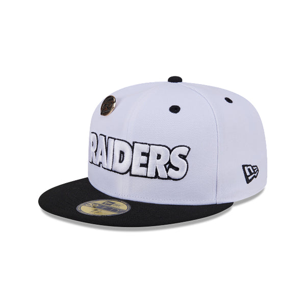 Las Vegas Raiders 59FIFTY Day White 59FIFTY Fitted