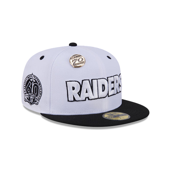 Las Vegas Raiders 59FIFTY Day White 59FIFTY Fitted