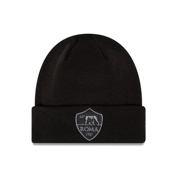 AS Roma Tonal Cuff Black BEANIE