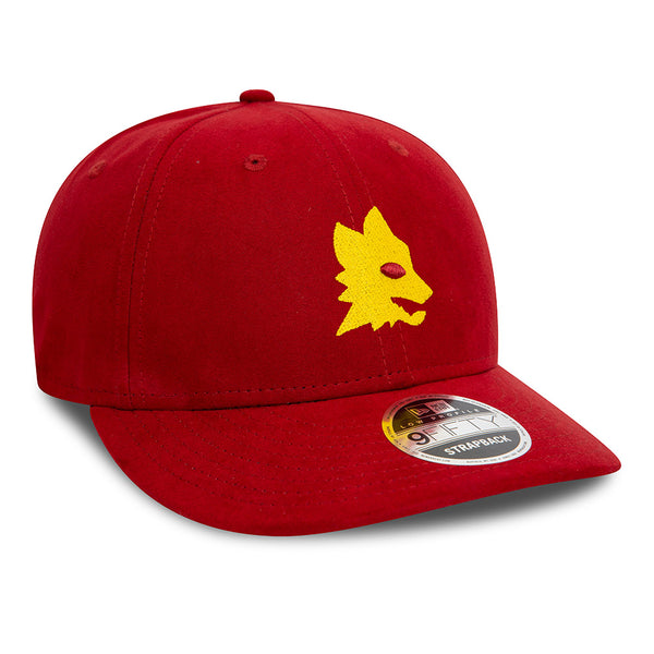 AS Roma Suede Lupetto Red Low Profile 9FIFTY Adjustable