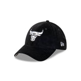 Chicago Bulls Black Cord 39THIRTY Fitted