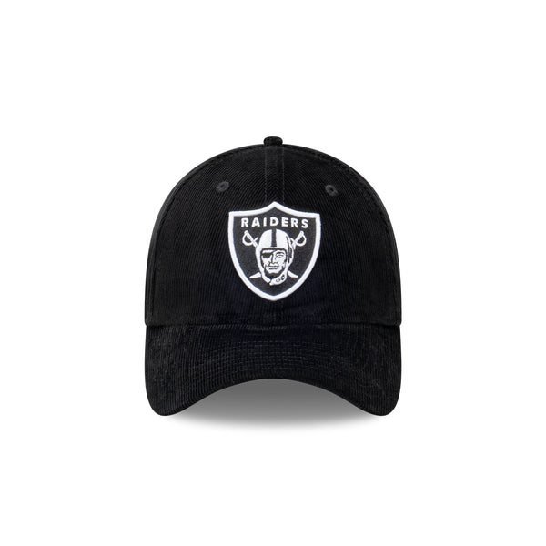 Las Vegas Raiders Black Cord 39THIRTY Fitted