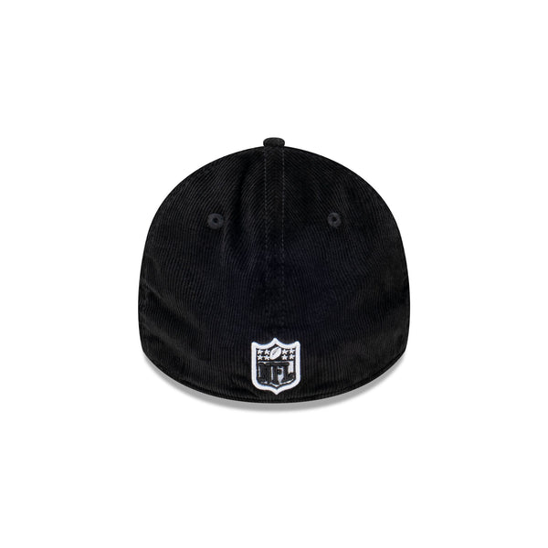 Las Vegas Raiders Black Cord 39THIRTY Fitted