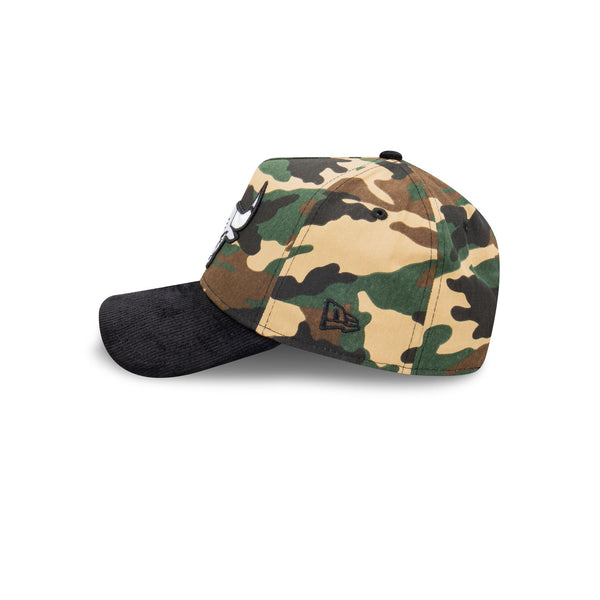 Chicago Bulls Camo Cord 9FORTY A-Frame Snapback