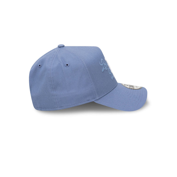 Los Angeles Dodgers Seasonal Tonal Script Slate Blue 9FORTY A-Frame Snapback