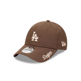 Los Angeles Dodgers Walnut Visor Script 9FORTY Adjustable