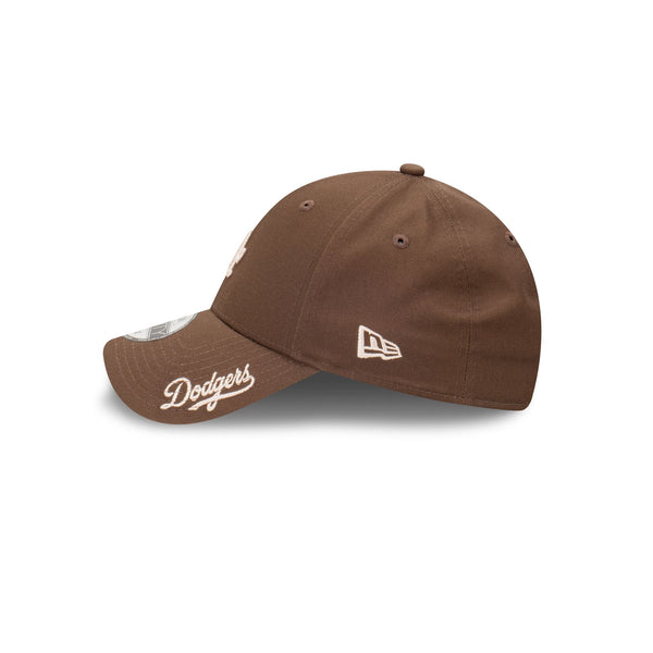 Los Angeles Dodgers Walnut Visor Script 9FORTY Adjustable