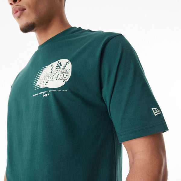 Los Angeles Dodgers MLB Seasonal Dark Green T-Shirt