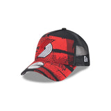 Portland Trail Blazers NBA Tip Off '24 9FORTY A-Frame Trucker