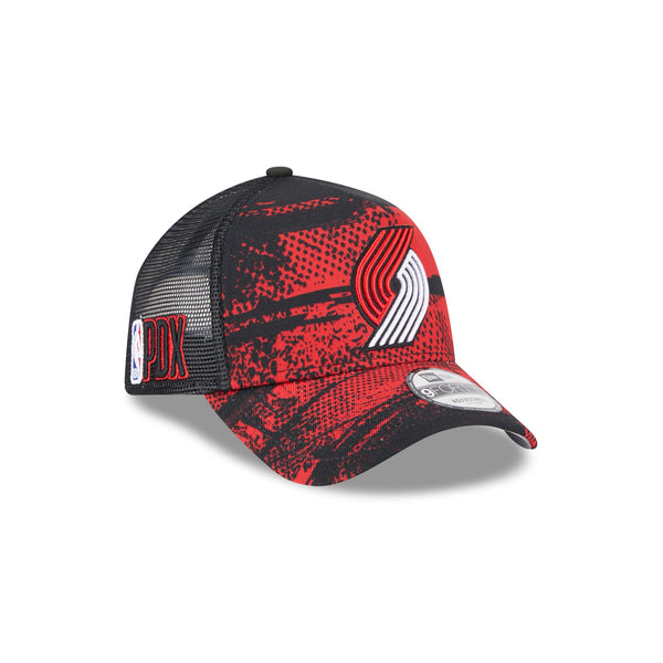 Portland Trail Blazers NBA Tip Off '24 9FORTY A-Frame Trucker