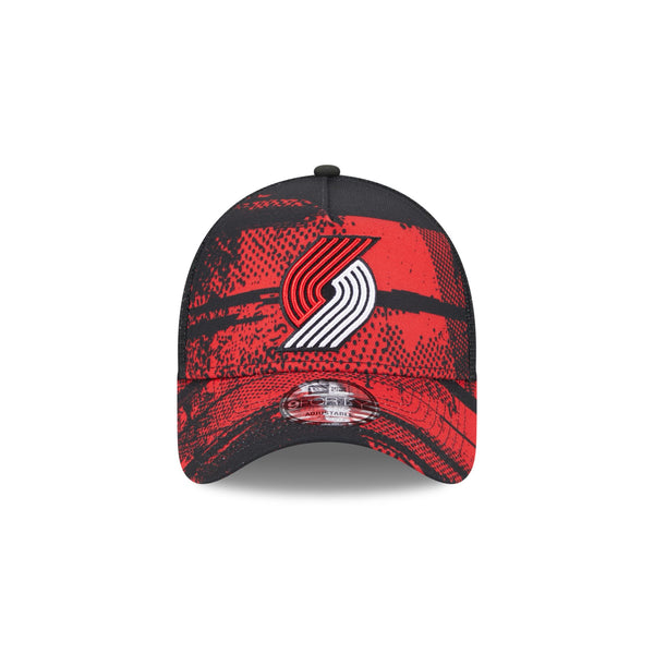 Portland Trail Blazers NBA Tip Off '24 9FORTY A-Frame Trucker