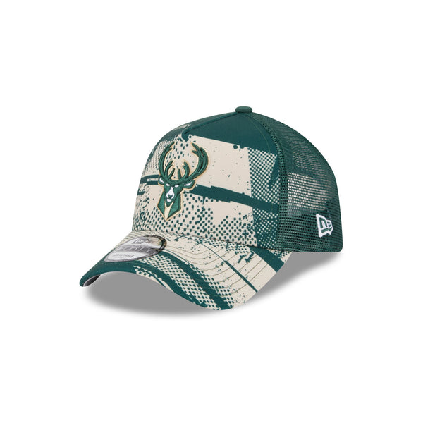 Milwaukee Bucks NBA Tip Off '24 9FORTY A-Frame Trucker