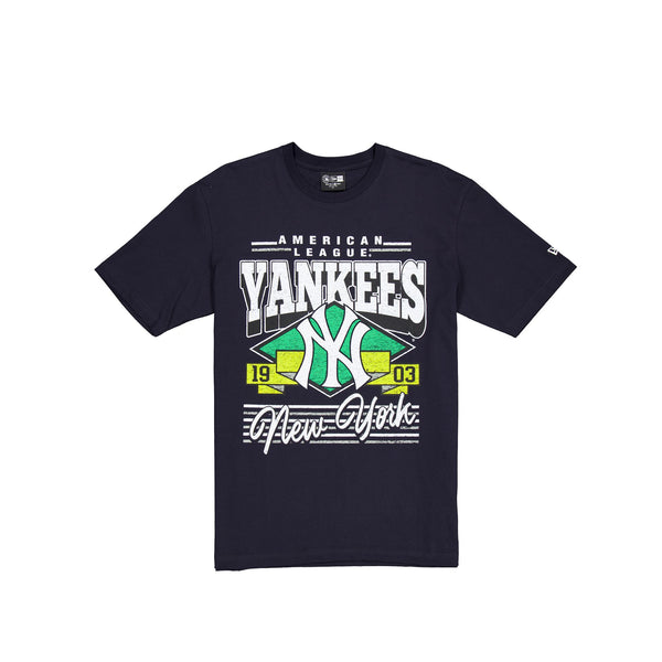 New York Yankees Washed Essentials Navy T-Shirt