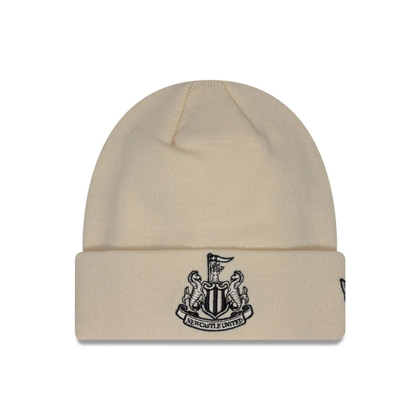 Newcastle United Seasonal Beige Cuff Beanie