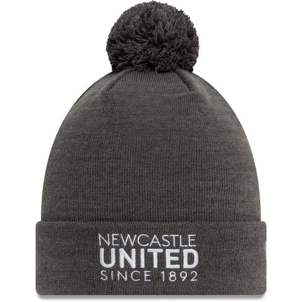 Newcastle United Polylana® Dark Grey Pom Beanie