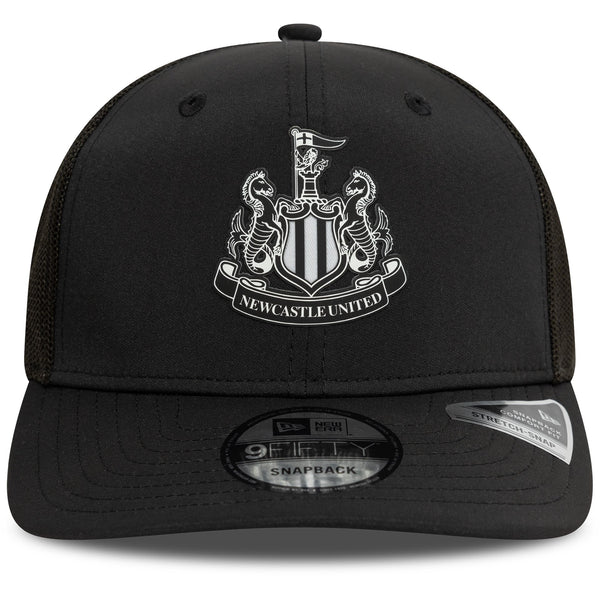 Newcastle United Monochrome Black 9FIFTY Stretch Snap