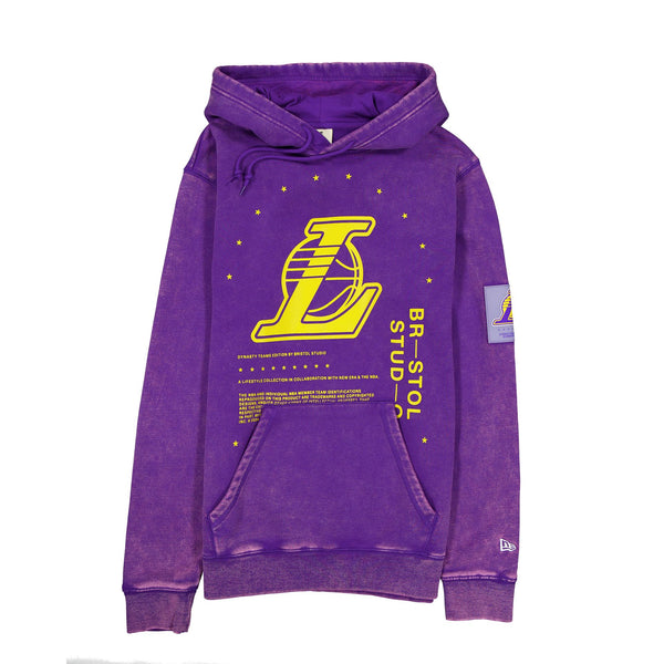 Los Angeles Lakers Bristol Studio Dynasty Edition Purple Hoodie