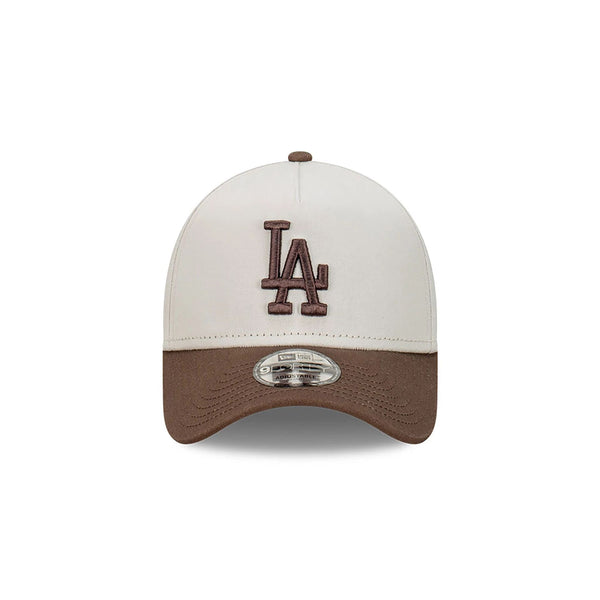 Los Angeles Dodgers Vintage Stone Walnut 9FORTY A-Frame Snapback