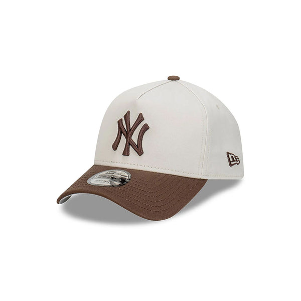 New York Yankees Vintage Stone Walnut 9FORTY A-Frame Snapback