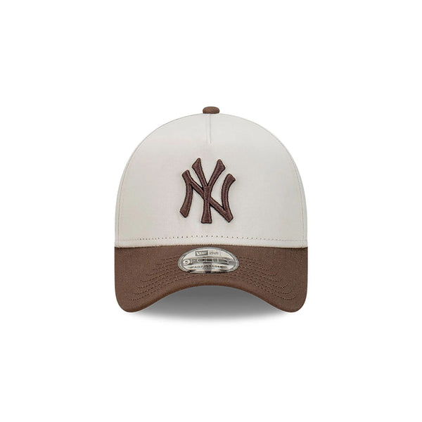 New York Yankees Vintage Stone Walnut 9FORTY A-Frame Snapback