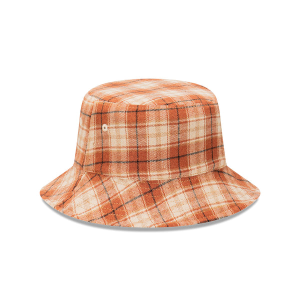 New Era Denim Plaid Reversible Bucket