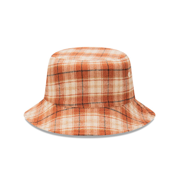 New Era Denim Plaid Reversible Bucket