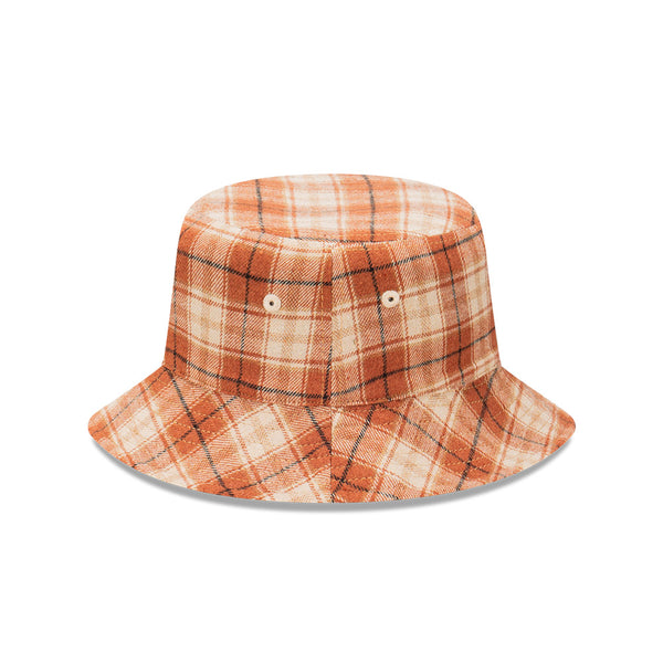 New Era Denim Plaid Reversible Bucket