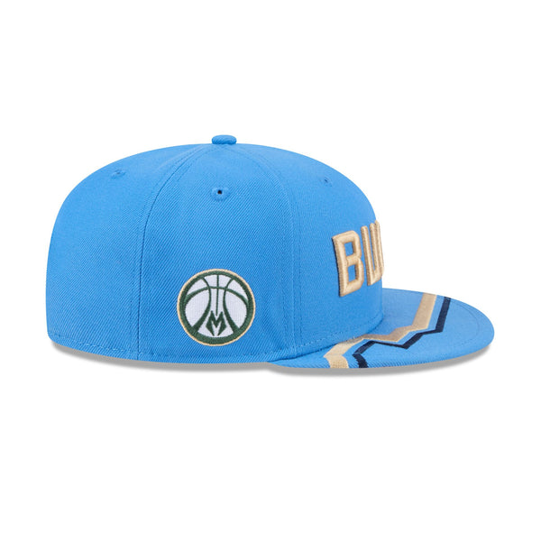 Milwaukee Bucks NBA City Edition '24 Kids 9FIFTY Snapback