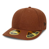 New Era Melton Wool Brown Low Profile 59FIFTY Fitted