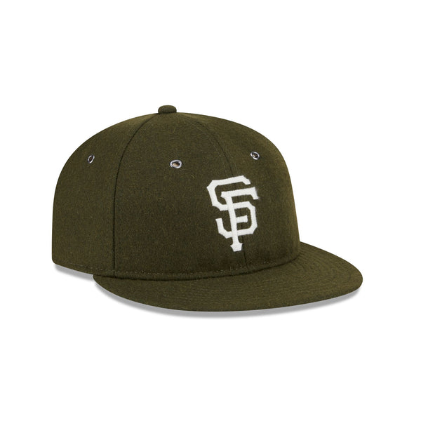 San Francisco Giants New Olive Wool 9FIFTY Retro Crown Adjustable