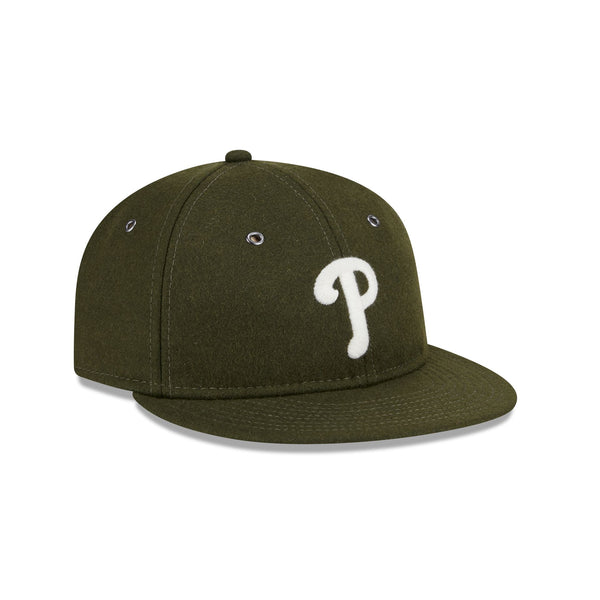 Philadelphia Phillies New Olive Wool 9FIFTY Retro Crown Adjustable