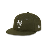 New York Mets New Olive Wool 9FIFTY Retro Crown Adjustable