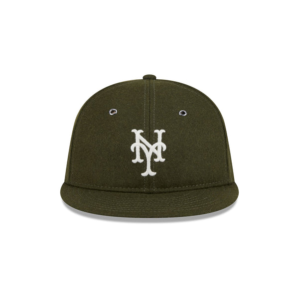 New York Mets New Olive Wool 9FIFTY Retro Crown Adjustable