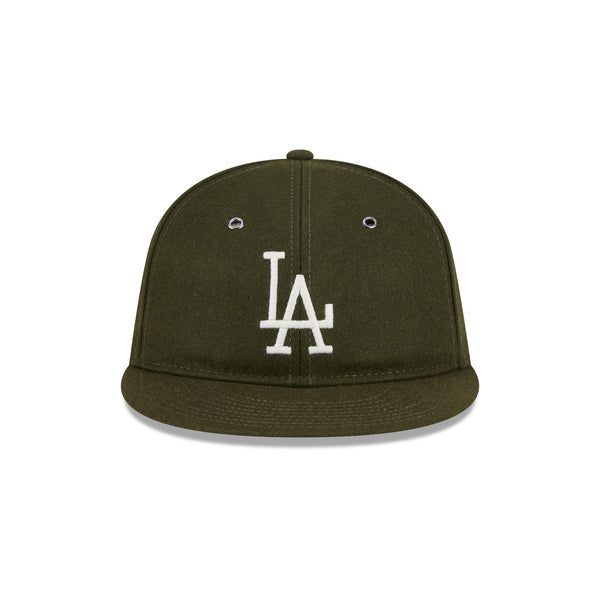 Los Angeles Dodgers New Olive Wool 9FIFTY Retro Crown Adjustable