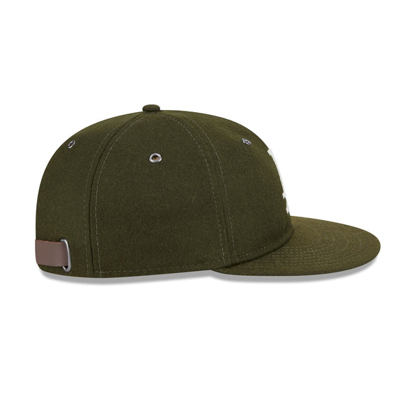 Los Angeles Dodgers New Olive Wool 9FIFTY Retro Crown Adjustable