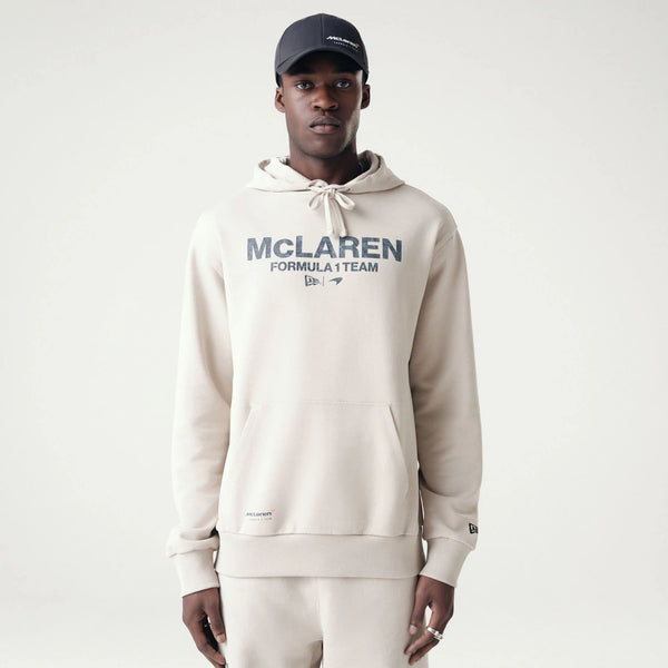 McLaren Formula 1 Team Wordmark Washed Stone Hoodie