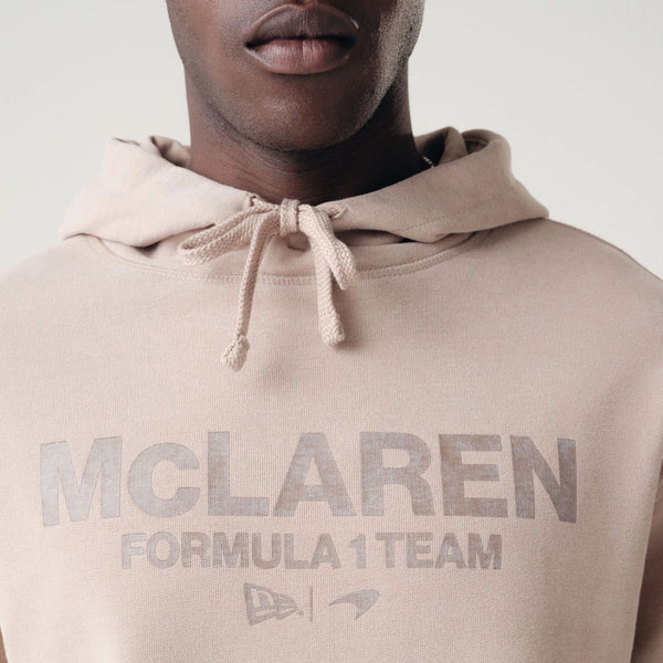 McLaren Formula 1 Team Wordmark Washed Taupe Hoodie